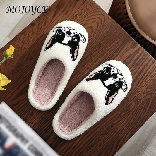 Cute Boston Terrier Slippers