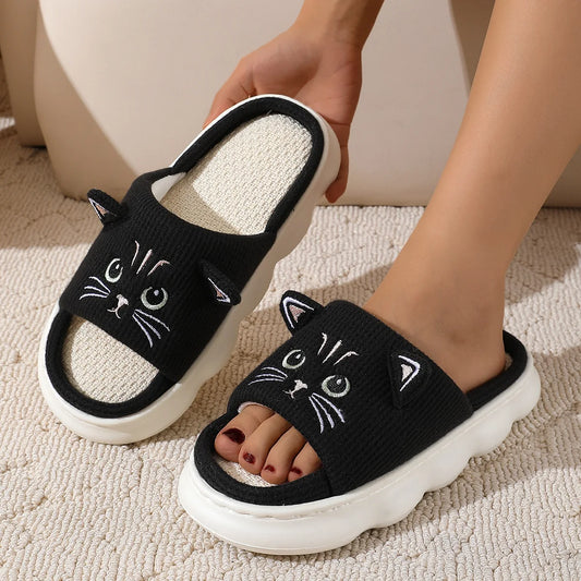 Cute kitty Women Fashion Slippers